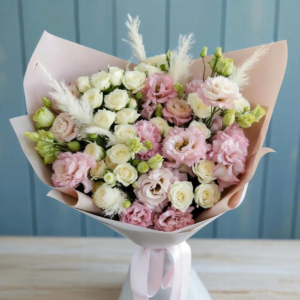 Букет цветов из: Альстромерии и Розы в Ситне-Щелканово