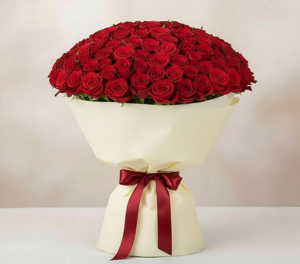 Букет 101 Красная роза Милано в Ситне-Щелканово
