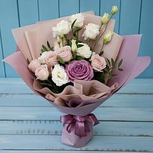 Букет цветов из:  Розы и Лизиантусы в Ситне-Щелканово