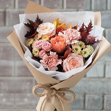 Букет цветов из:  Гвоздики, Хризантемы и Розы в Ситне-Щелканово