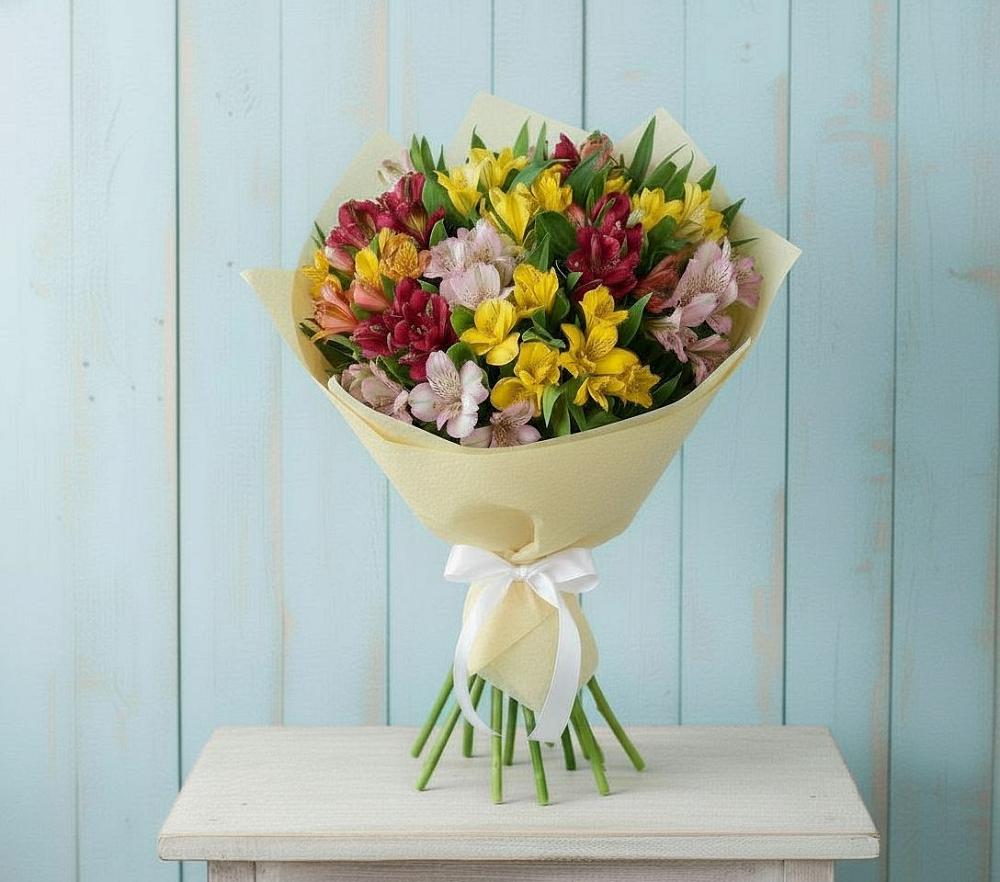 Букет цветов из: Альстромерии в Ситне-Щелканово