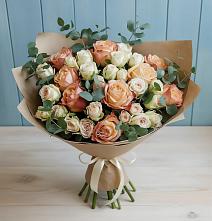 Букет цветов из:  Альстромерии и Розы #REPLACE_PRED# Ситне-Щелканово