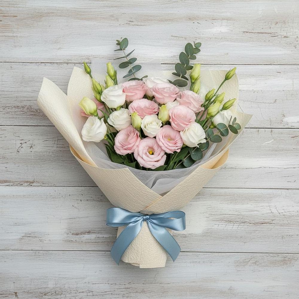 Букет цветов из: Лизиантусы в Ситне-Щелканово